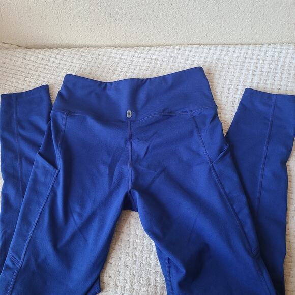 Figs Blue Athletic Leggings Women's Size M - Picture 4 of 8